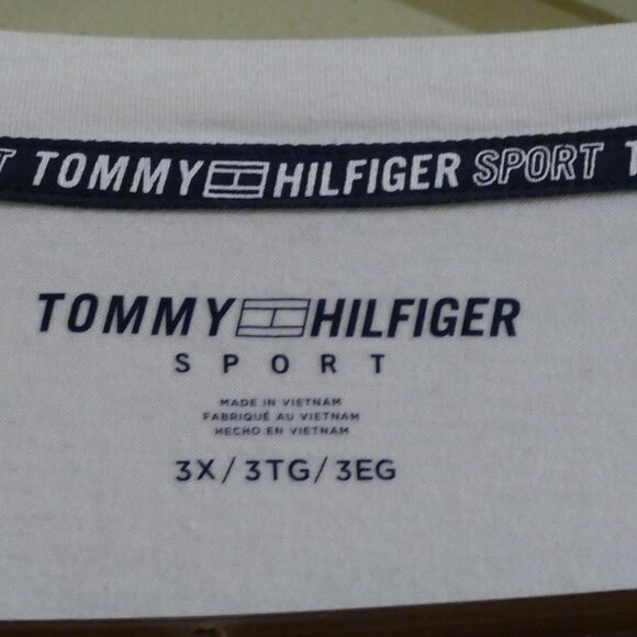 Tommy Hilfiger Sport Cropped White Logo T-Shirt - Picture 5 of 8